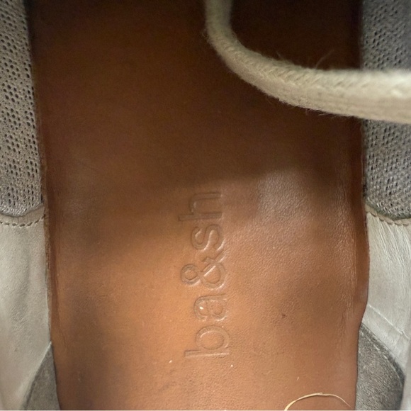 Ba&sh Spring summer 2021 vegan leather trainers low crush basket SZ 39 - Picture 9 of 9